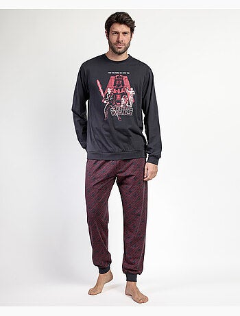 STAR WARS Pijama Manga Larga The Force Be With You para Hombre