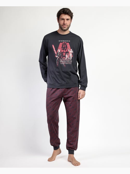 STAR WARS Pijama Manga Larga The Force Be With You para Hombre - Kiabi STAR WARS Pijama Manga Larga The Force Be With You para Hombre - Kiabi