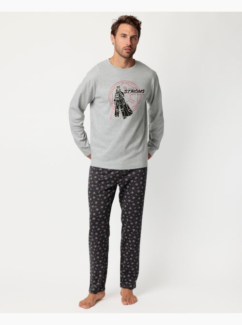 Star wars pijama manga larga the force is strong para hombre - Kiabi