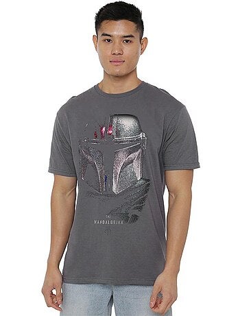 Star Wars The Mandalorian - Camiseta Diseño Sombra para Adultos Unisex