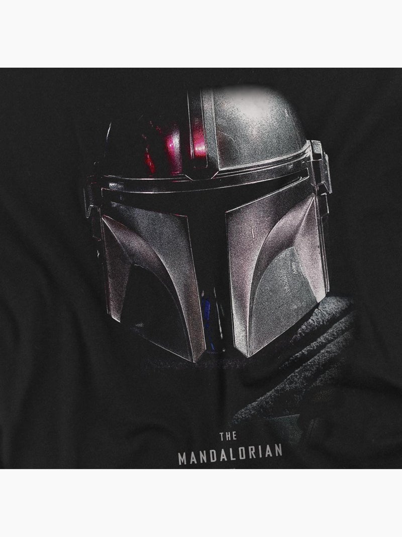 Star Wars The Mandalorian - Camiseta Diseño Sombra para Adultos Unisex Negro - Kiabi