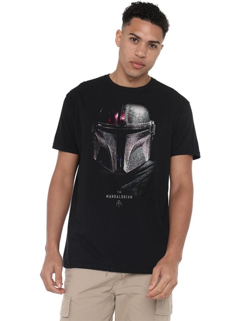 Star Wars The Mandalorian - Camiseta Diseño Sombra para Adultos Unisex Negro - Kiabi
