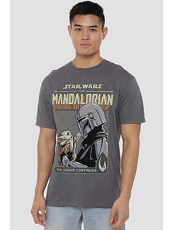 Star Wars: The Mandalorian - Camiseta Legend Continues de Grogu para Hombre