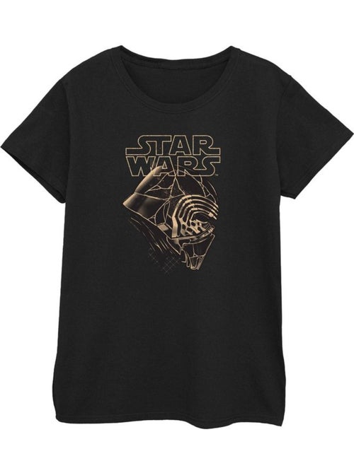 Star Wars: The Rise of Skywalker - Camiseta de Kylo Ren Máscara de Algodón para Mujer - Kiabi Star Wars: The Rise of Skywalker - Camiseta de Kylo Ren Máscara de Algodón para Mujer - Kiabi