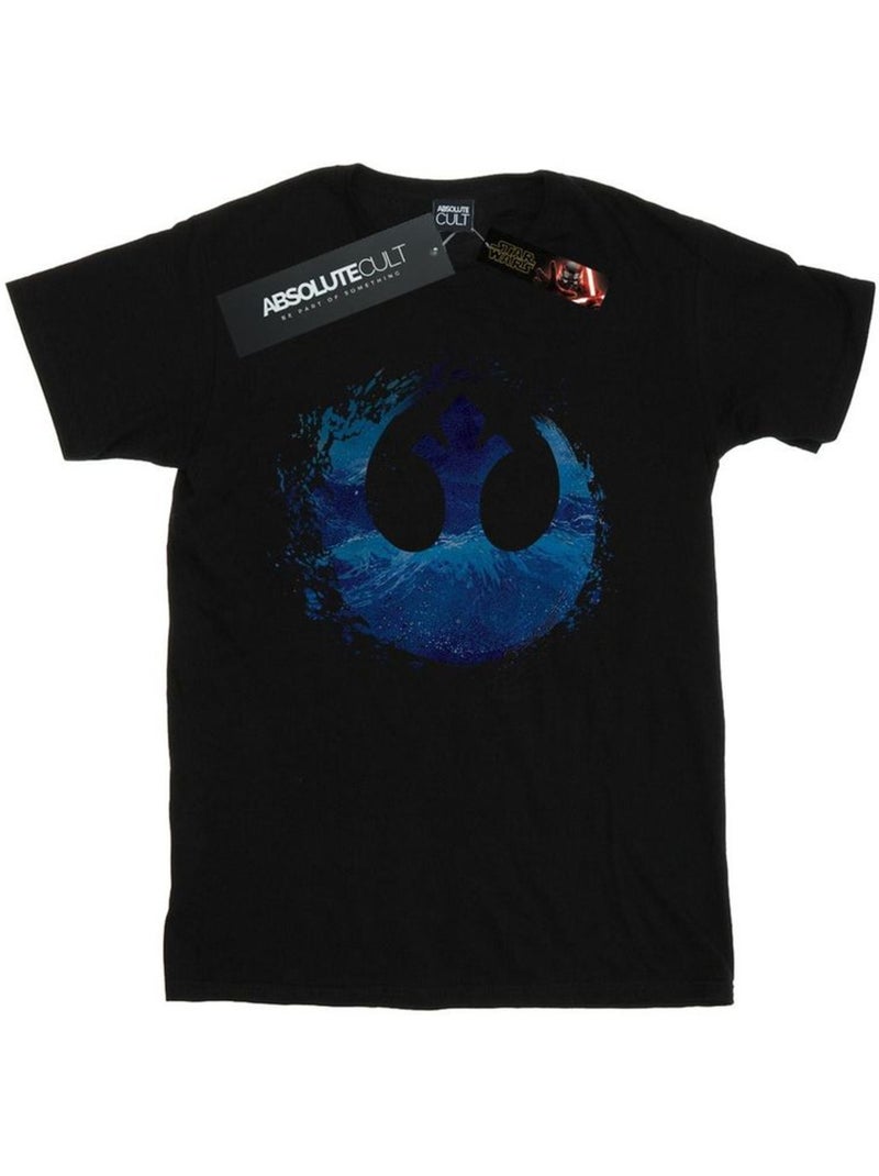 Star Wars: The Rise of Skywalker - Camiseta Resistance Símbolo de Onda para Hombre Negro - Kiabi