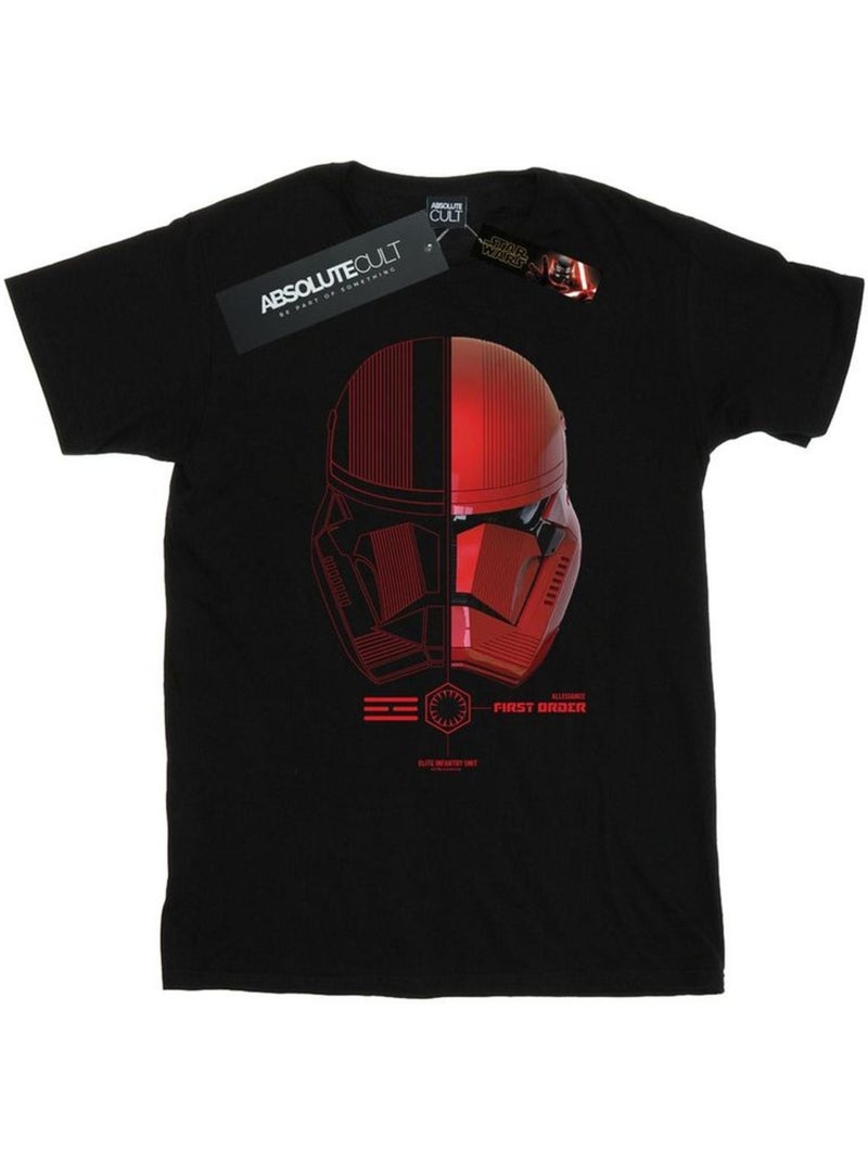 Star Wars: The Rise of Skywalker - Camiseta Sith Trooper Casco para Hombre Negro - Kiabi