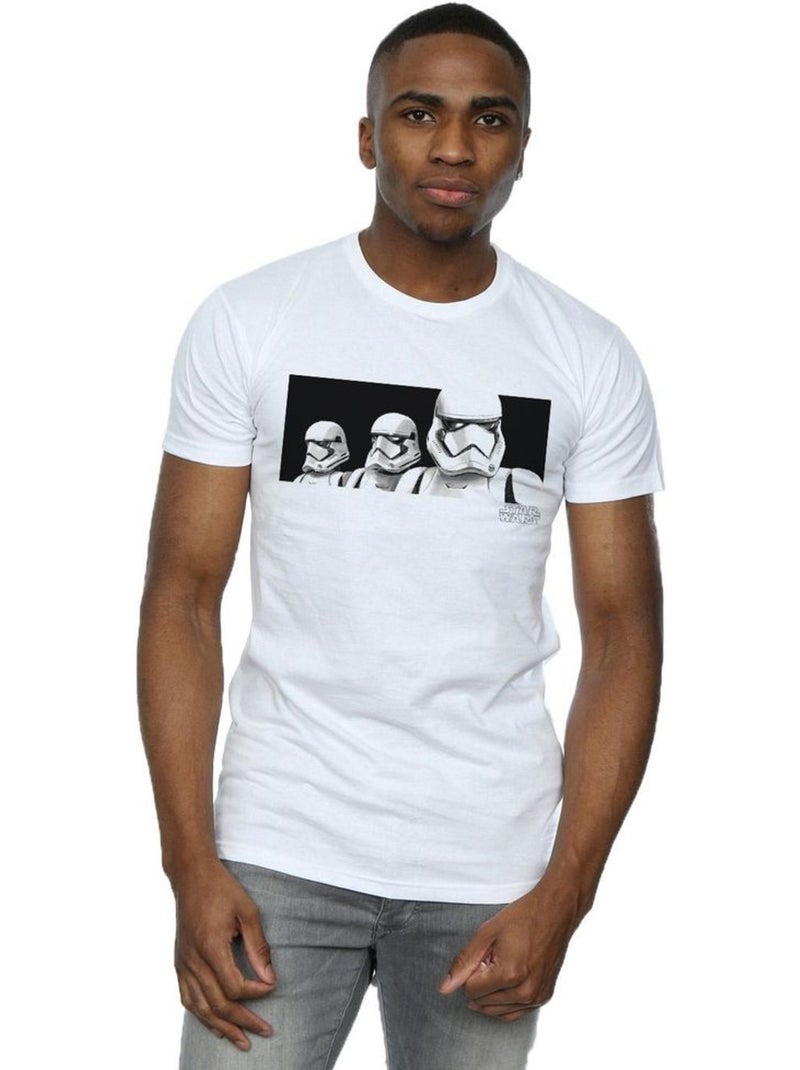 Star Wars: The Rise of Skywalker - Camiseta Troopers Banda para Hombre Blanco - Kiabi