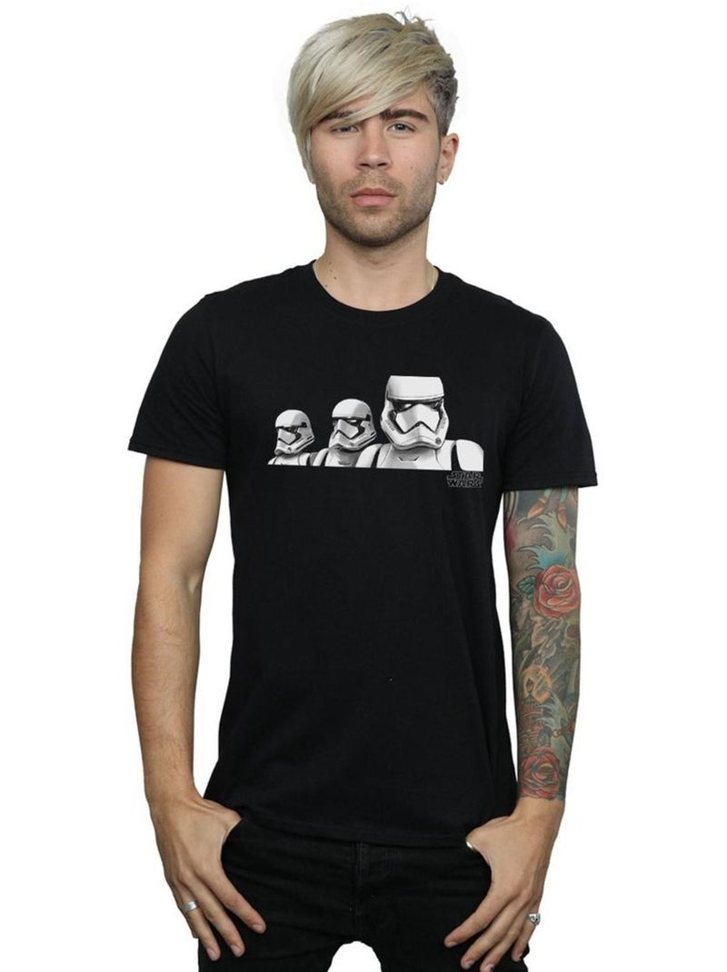 Star Wars: The Rise of Skywalker - Camiseta Troopers Banda para Hombre Negro - Kiabi