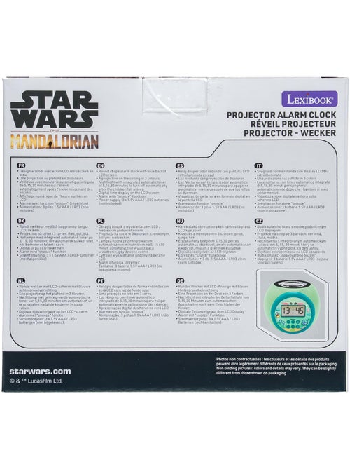 Stars Wars Projector Reloj despertador con Timer - Kiabi