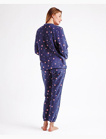STAY AT HOME Pijama Calentito Manga Larga Magical C para Mujer