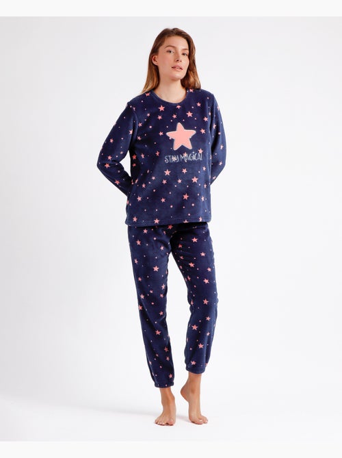 STAY AT HOME Pijama Calentito Manga Larga Magical C para Mujer - Kiabi STAY AT HOME Pijama Calentito Manga Larga Magical C para Mujer - Kiabi