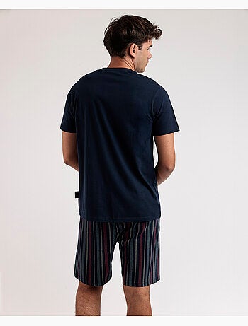 STAY AT HOME Pijama Manga Corta Creative And Not Serious para Hombre