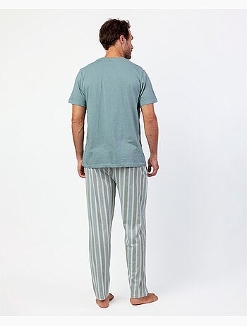 STAY AT HOME Pijama Manga Corta Let´S Go Travel para Hombre