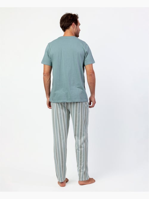 STAY AT HOME Pijama Manga Corta Let´S Go Travel para Hombre - Kiabi