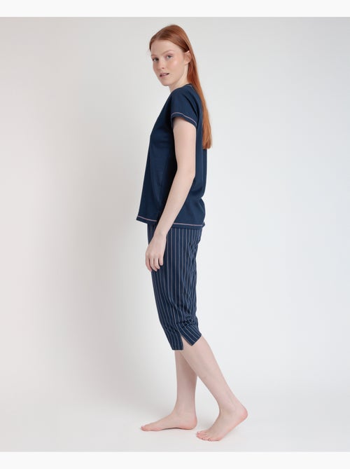 STAY AT HOME Pijama Manga Corta Loading Energy para Mujer - Kiabi STAY AT HOME Pijama Manga Corta Loading Energy para Mujer - Kiabi