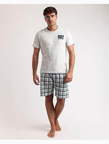 STAY AT HOME Pijama Manga Corta Scooty para Hombre