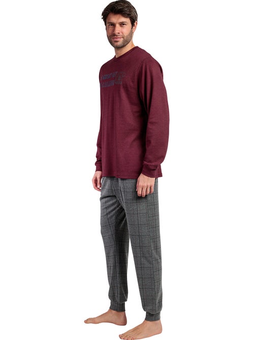 STAY AT HOME Pijama Manga Larga Calling para Hombre - Kiabi STAY AT HOME Pijama Manga Larga Calling para Hombre - Kiabi