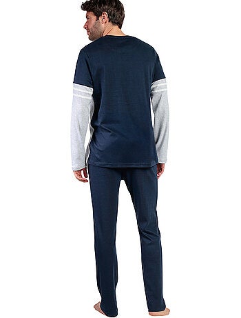 STAY AT HOME Pijama Manga Larga Champions para Hombre