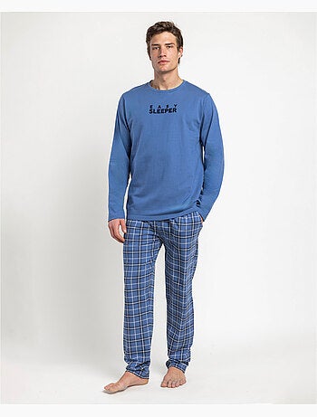 Stay at home pijama manga larga easy sleeper para hombre