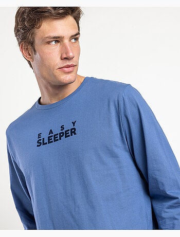 Stay at home pijama manga larga easy sleeper para hombre