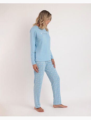 STAY AT HOME Pijama Manga Larga It´s Time To Sleep para Mujer