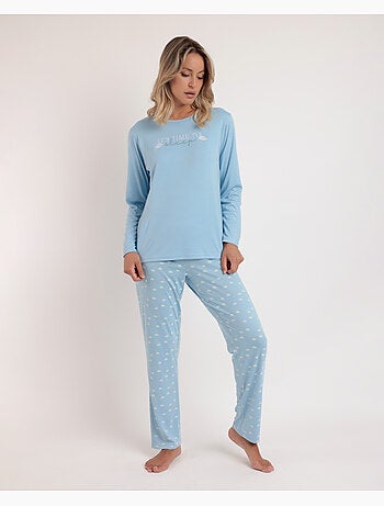 STAY AT HOME Pijama Manga Larga It´s Time To Sleep para Mujer