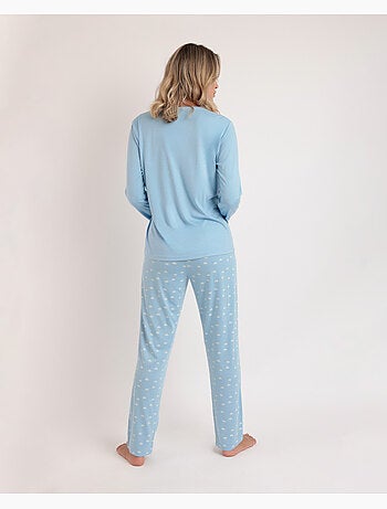 STAY AT HOME Pijama Manga Larga It´s Time To Sleep para Mujer