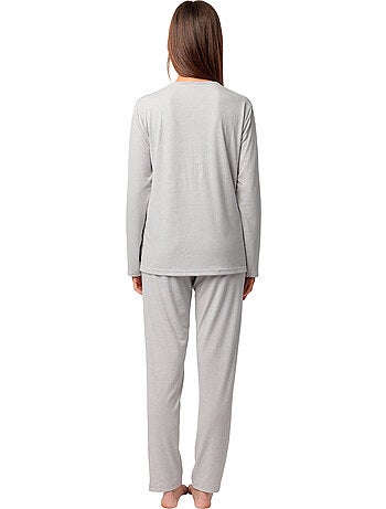STAY AT HOME Pijama Manga Larga Tapeta Sleep Is My Superpower para Mujer