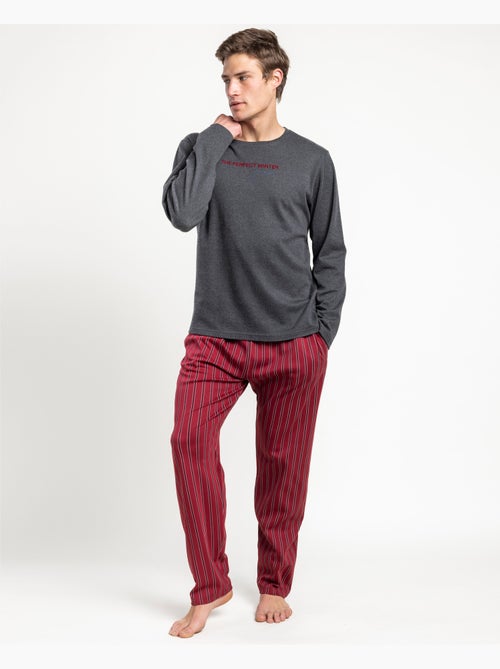 STAY AT HOME Pijama Manga Larga The Perfect Winter para Hombre - Kiabi STAY AT HOME Pijama Manga Larga The Perfect Winter para Hombre - Kiabi