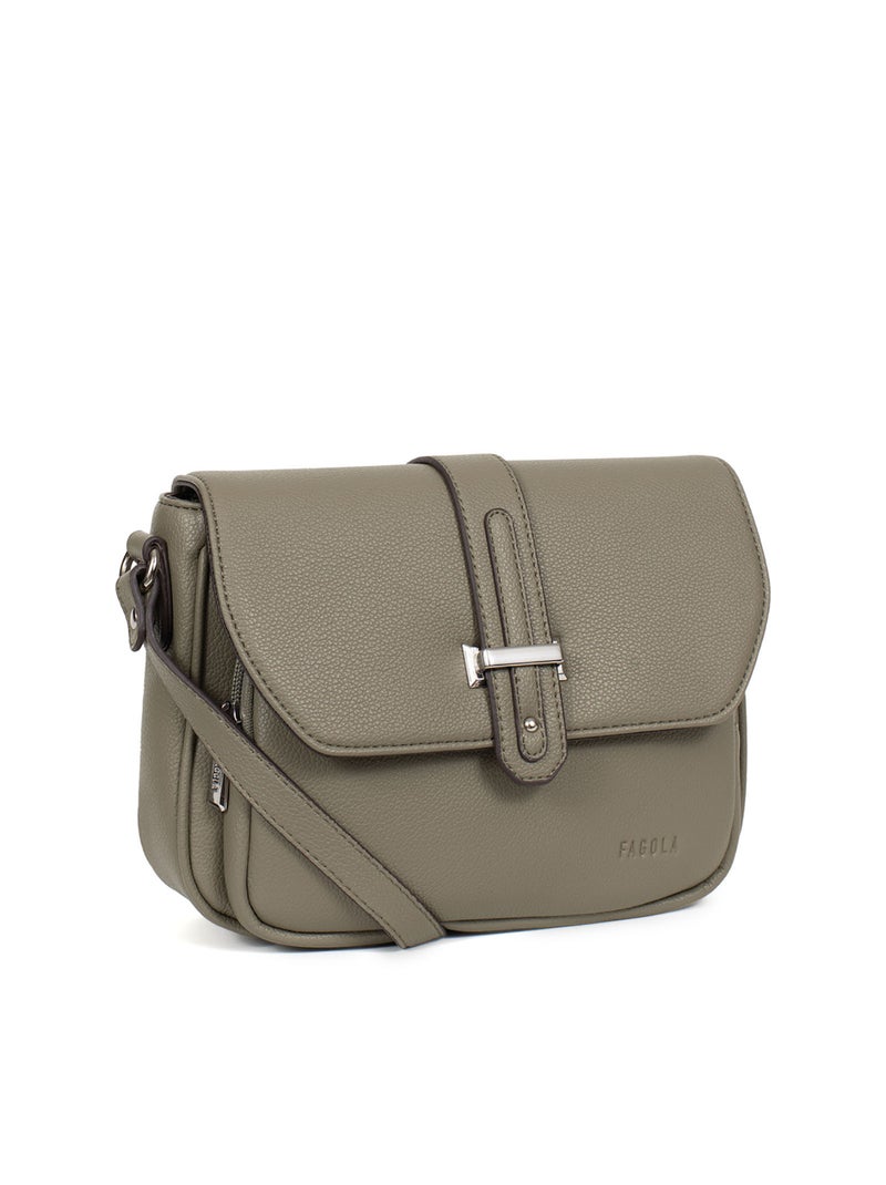 STELLA - Bolso bandolera Caqui - Kiabi