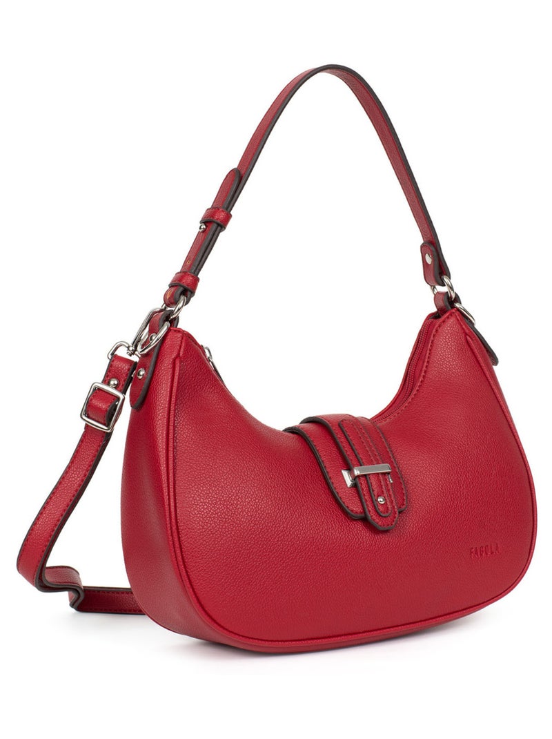 STELLA - Bolso de hombro con 1 asa Rojo carmín - Kiabi