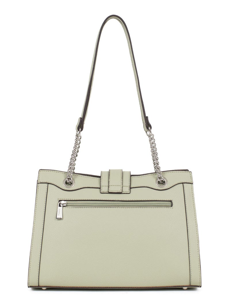 STELLA - Bolso de hombro con 2 asas Azul agua - Kiabi