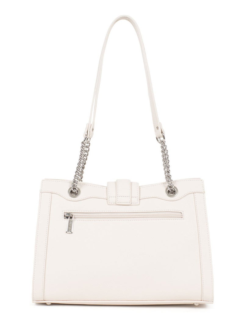 STELLA - Bolso de hombro con 2 asas Marfil - Kiabi