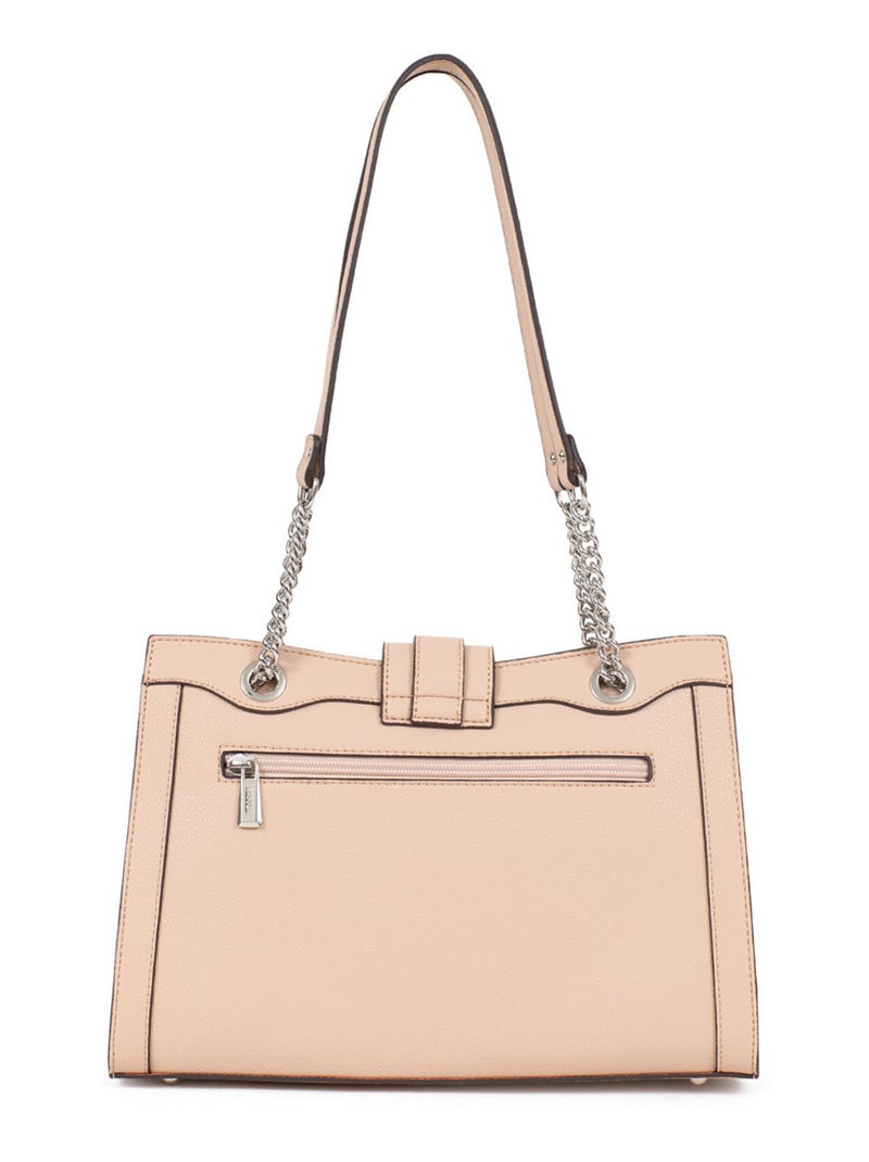STELLA - Bolso de hombro con 2 asas Nude - Kiabi