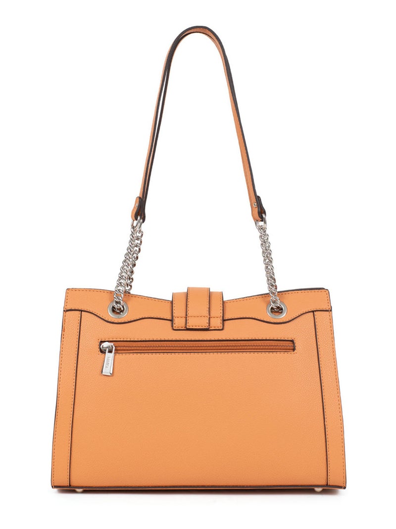 STELLA - Bolso de hombro con 2 asas Salmón - Kiabi