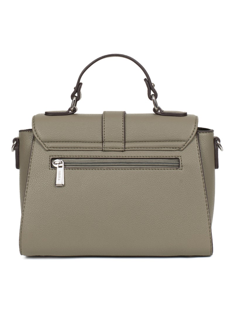 STELLA - Bolso de mano con 1 asa Caqui - Kiabi