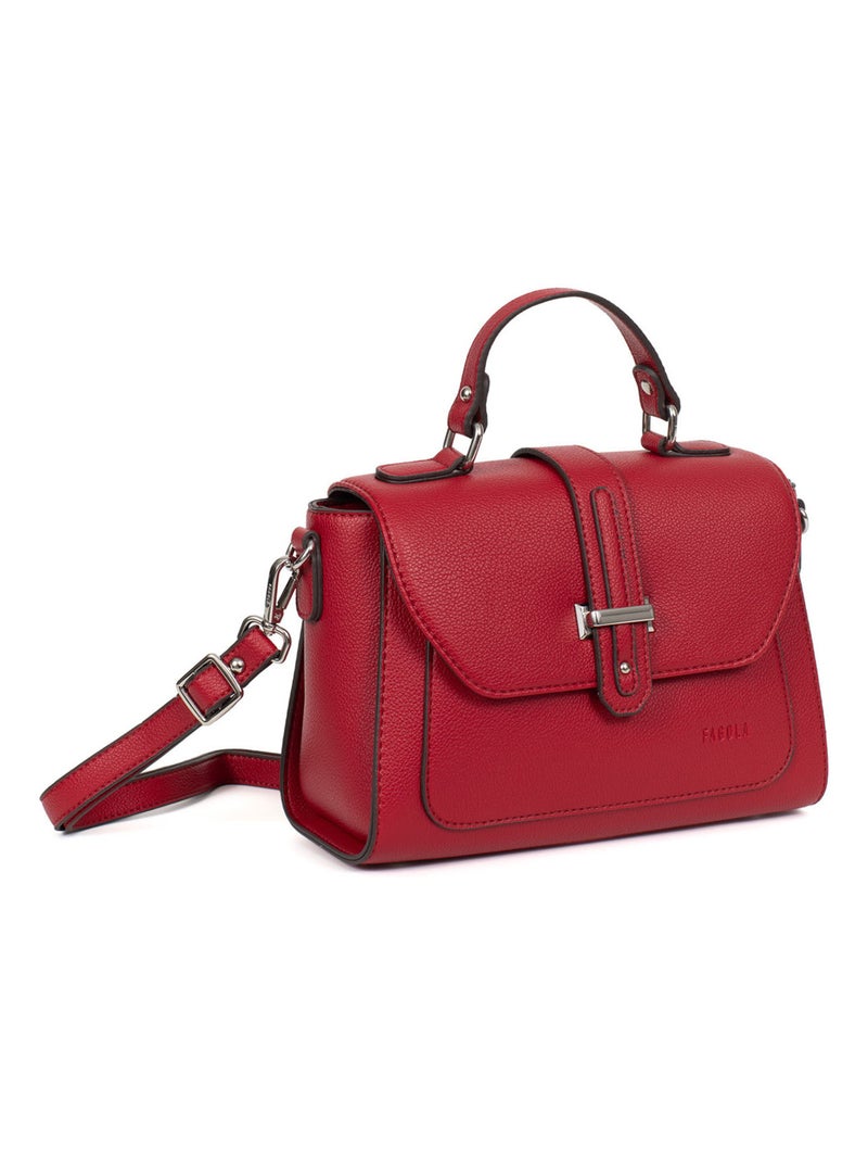 STELLA - Bolso de mano con 1 asa Rojo carmín - Kiabi
