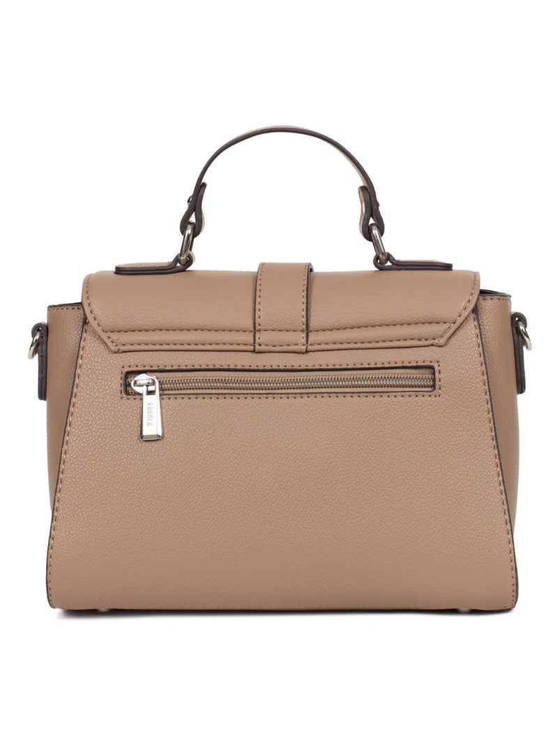 STELLA - Bolso de mano con 1 asa Taupe - Kiabi
