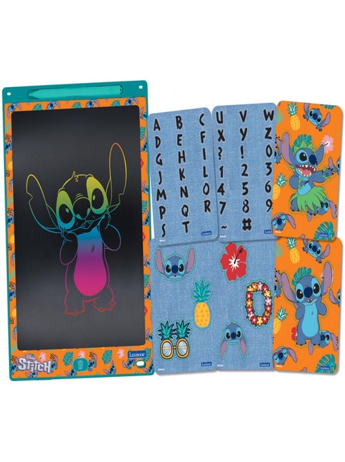Stitch 11'' tableta de tinta electrónica multicolor para aprender a dibuTarro con plantillas - Kiabi