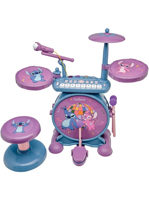 Stitch Batería electrónica luminosa completa con asiento - Kiabi Stitch Batería electrónica luminosa completa con asiento - Kiabi