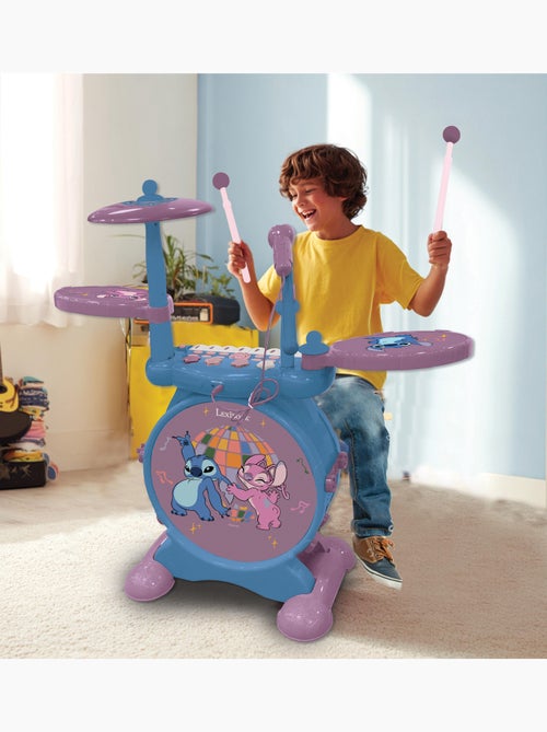 Stitch Batería electrónica luminosa completa con asiento - Kiabi Stitch Batería electrónica luminosa completa con asiento - Kiabi