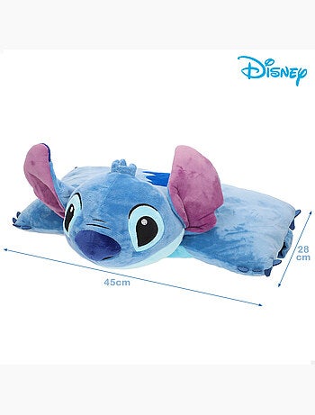 Stitch cojín peluche 2 en 1 suave y aterciopelado