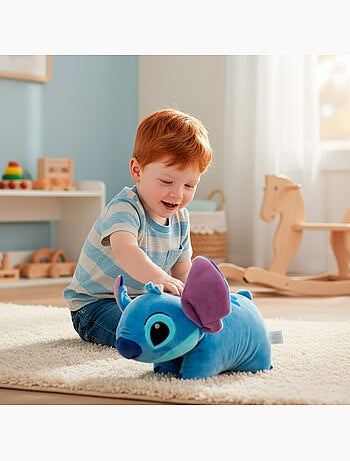 Stitch cojín peluche 2 en 1 suave y aterciopelado