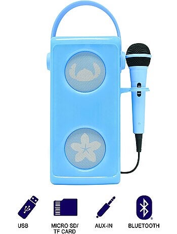 Stitch luminous potente altavoz bluetooth® con micrófono