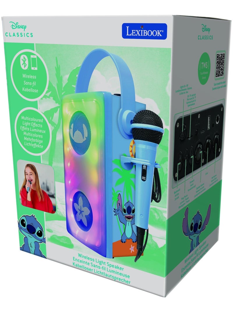 Stitch Luminous Potente altavoz Bluetooth® con micrófono Azul - Kiabi