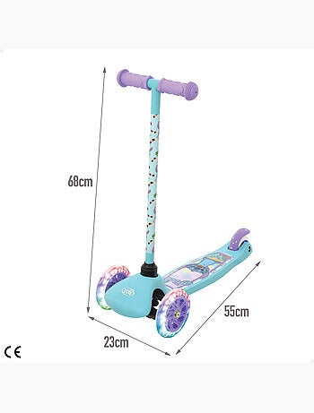 Stitch patinete 3 ruedas máx. 20 kg con luces