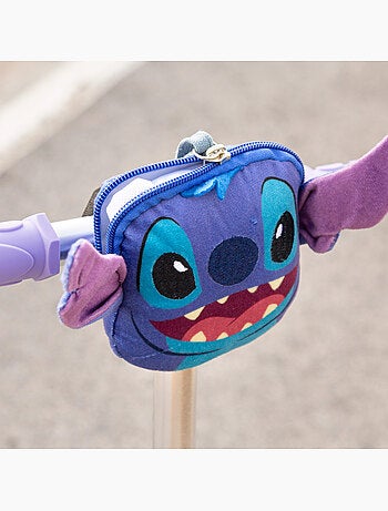 Stitch patinete infantil 3 ruedas con bolsillo delantero