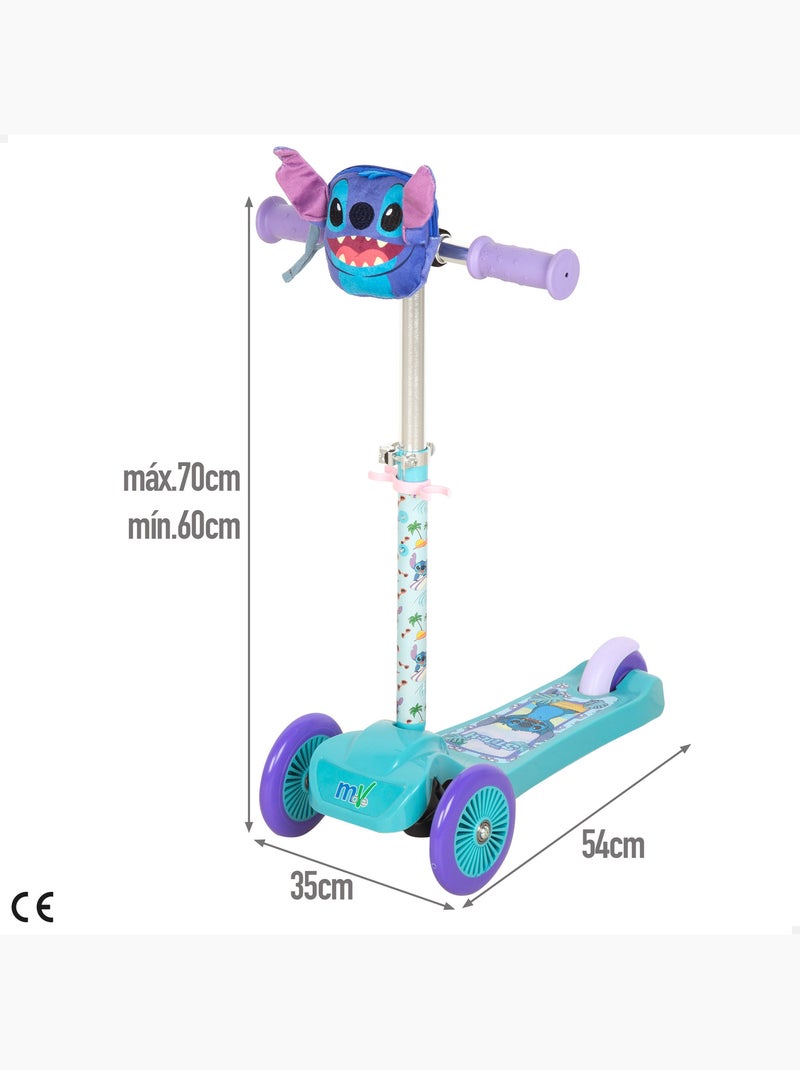 Stitch patinete infantil 3 ruedas con bolsillo delantero N/D - Kiabi