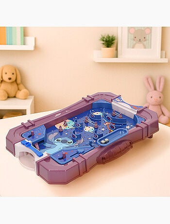 Stitch pinball de mesa infantil 26x38x8 cm