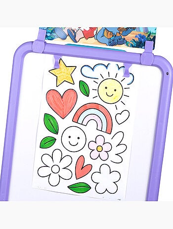 Stitch pizarra 2 en 1 doble cara con caballete + 3 años